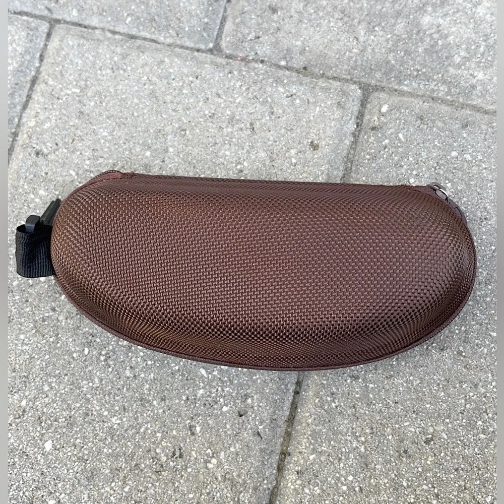 NEW Maui Jim Zippered Brown Hardshell Sunglasses Case